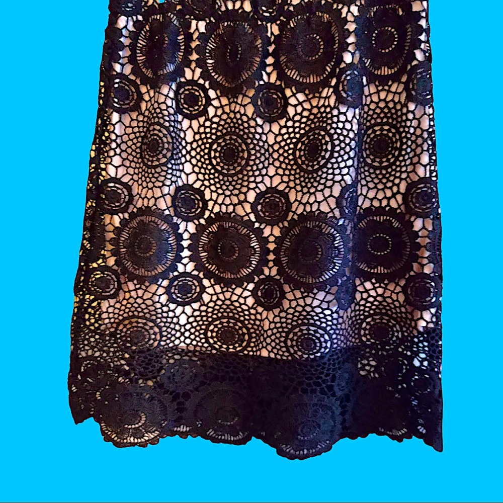 🍒Charlotte Russe🍒 Black crochet🍒mini skirt 🍒M